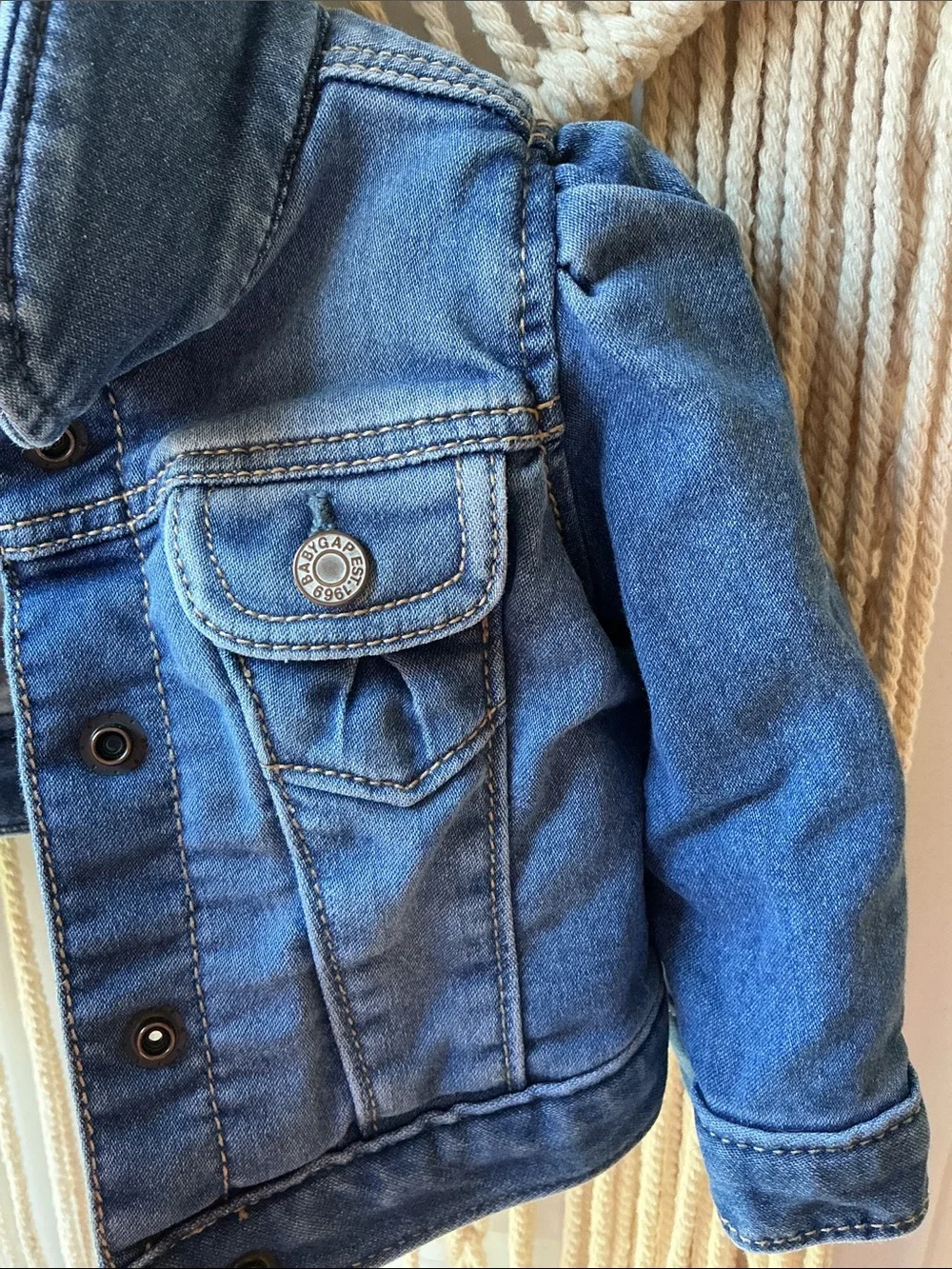 BABY GAP Kids Blue Denim Jacket NWOT